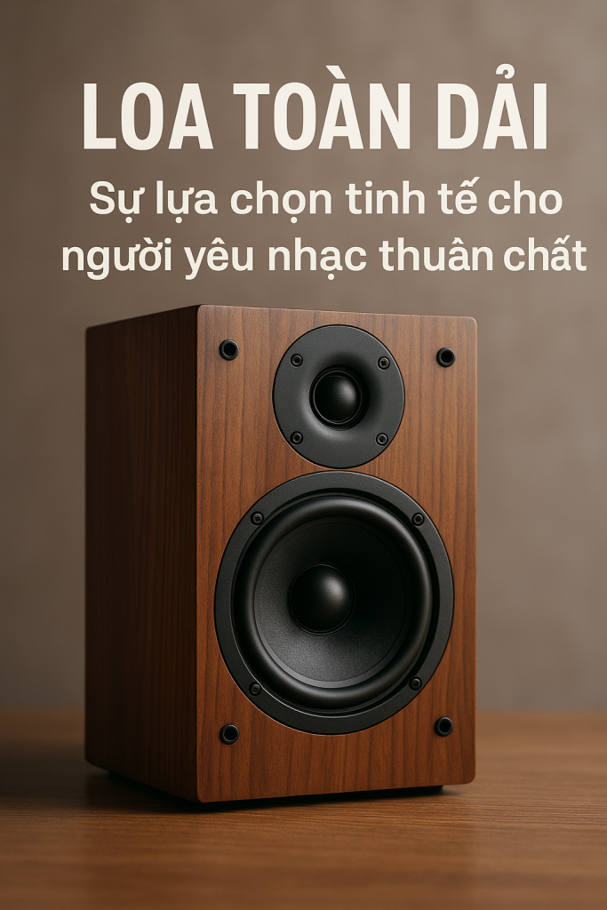 Loa toàn dải – Sự lựa chọn tinh tế cho người yêu nhạc thuần chất