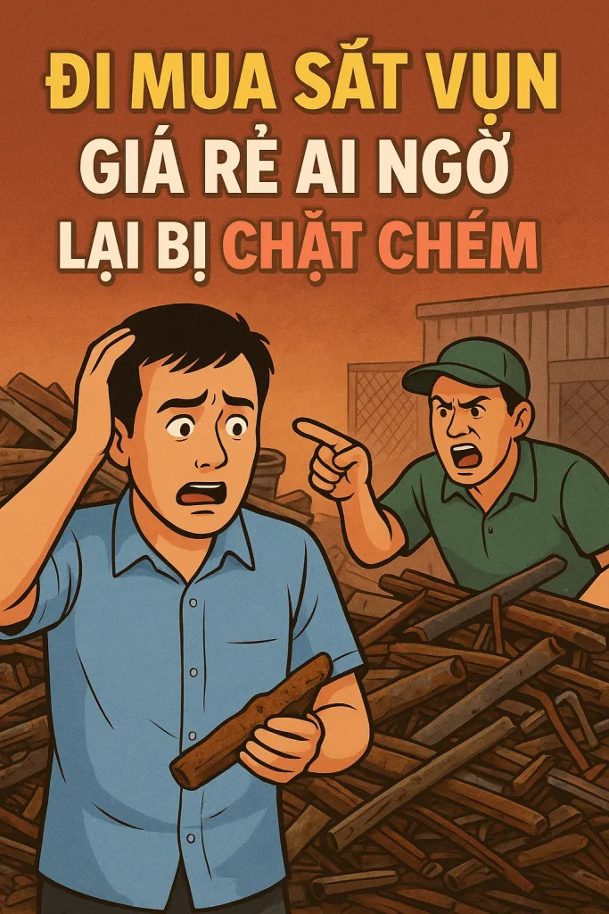 Đi mua sắt vụn hy vọng giá rẻ, ai ngờ lại bị chặt chém: Câu chuyện cảnh tỉnh cho mọi người