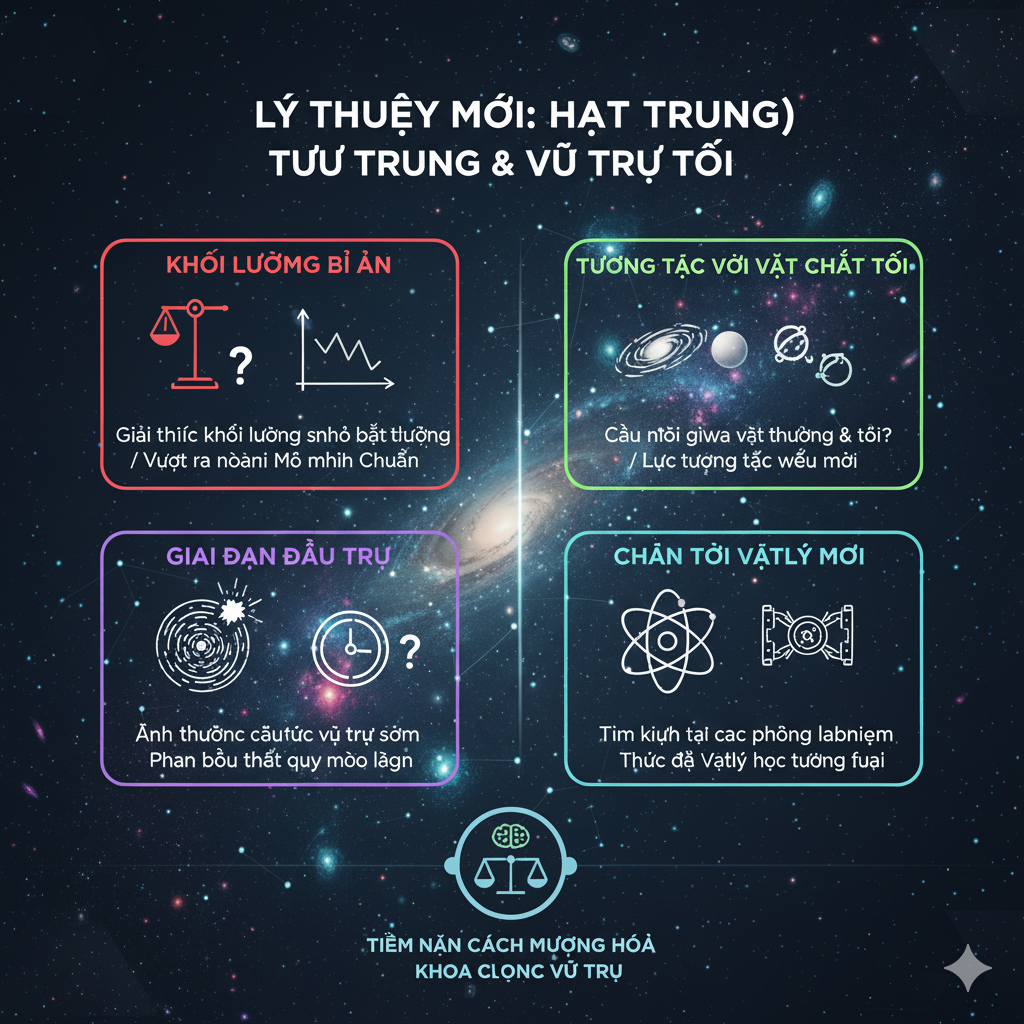 Lý Thuyết Mới Về Hạt Trung Có Thể Giải Thích Mọi Hiện Tượng Trong Vũ Trụ