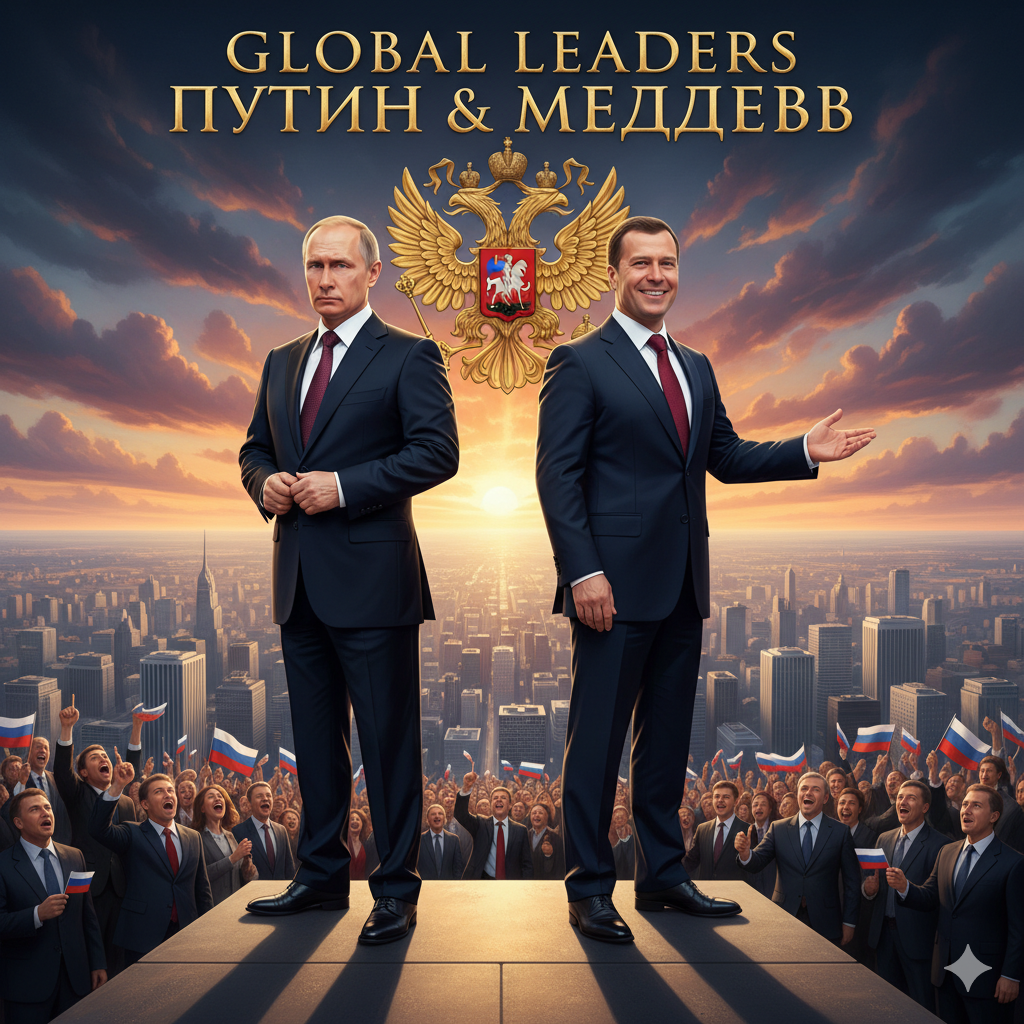 Putin và Medvedev – Hai chính trị gia quyền lực nhất hành tinh