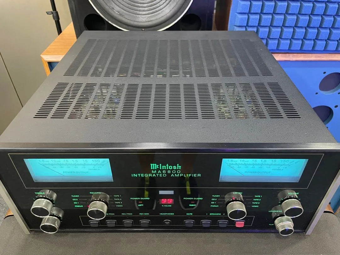 🟩 Amply McIntosh MA6800 – Biểu tượng của chất âm Mỹ đỉnh cao