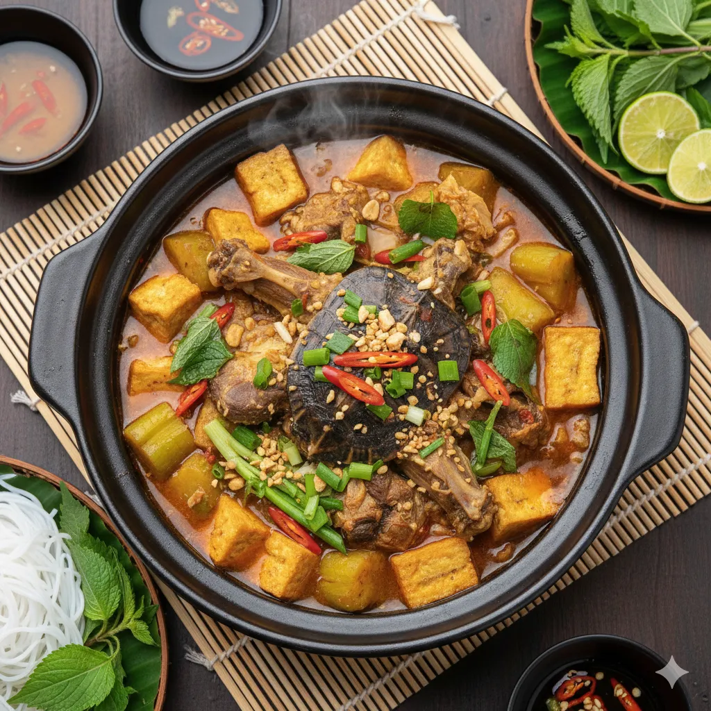 🐢 Ba Ba Nấu Chuối Đậu – Món Đặc Sản Dân Dã Đậm Đà Hương Vị Quê Hương