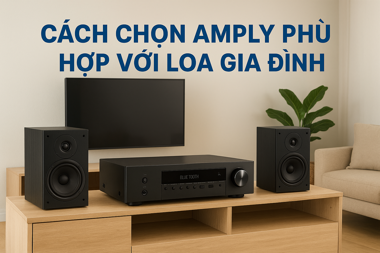 🟢 Cách chọn amply phù hợp với loa gia đình – Bí quyết giúp âm thanh hoàn hảo