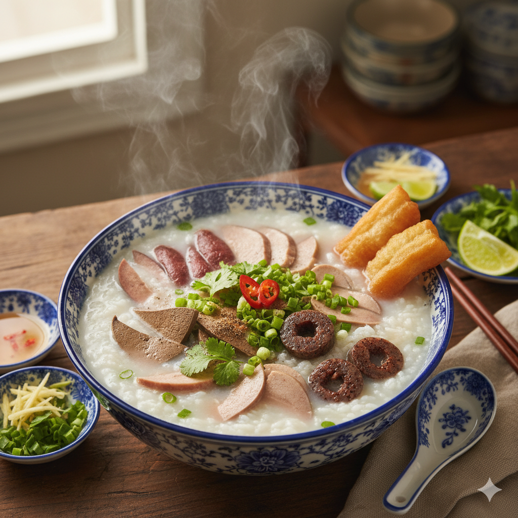 Cháo lòng món ăn đậm chất hương vị Việt