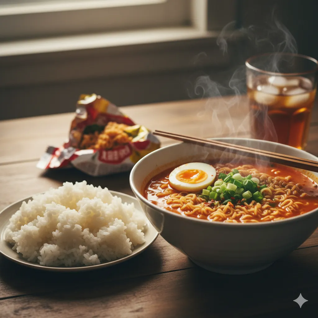 🥢 Mì tôm cơm nguội – Bạn đã thử chưa? Món ăn “lạ mà quen” gây sốt mạng xã hội