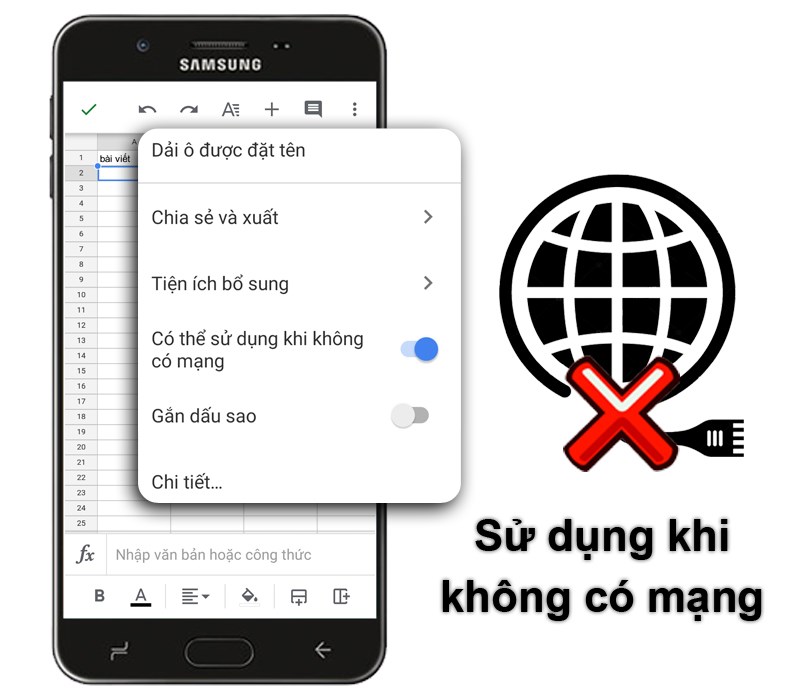 Google Sheet - Ứng dụng trang tính của google