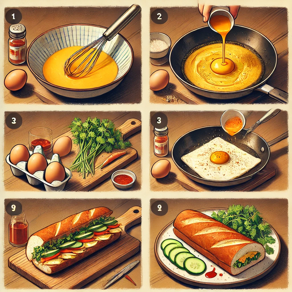 Cách Làm Bánh Mì Trứng Ngon Như Ngoài Hàng – Giòn Rụm, Béo Ngậy
