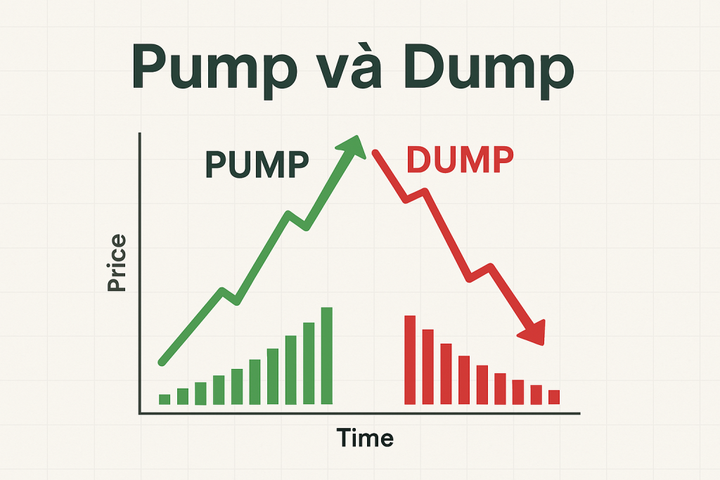 🧨 Pump và Dump là gì? Hiểu rõ chiêu trò thao túng khiến bạn dễ “đu đỉnh”